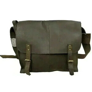 ROTHCO Brown Leather Medic Bag Hobo Tote Purse